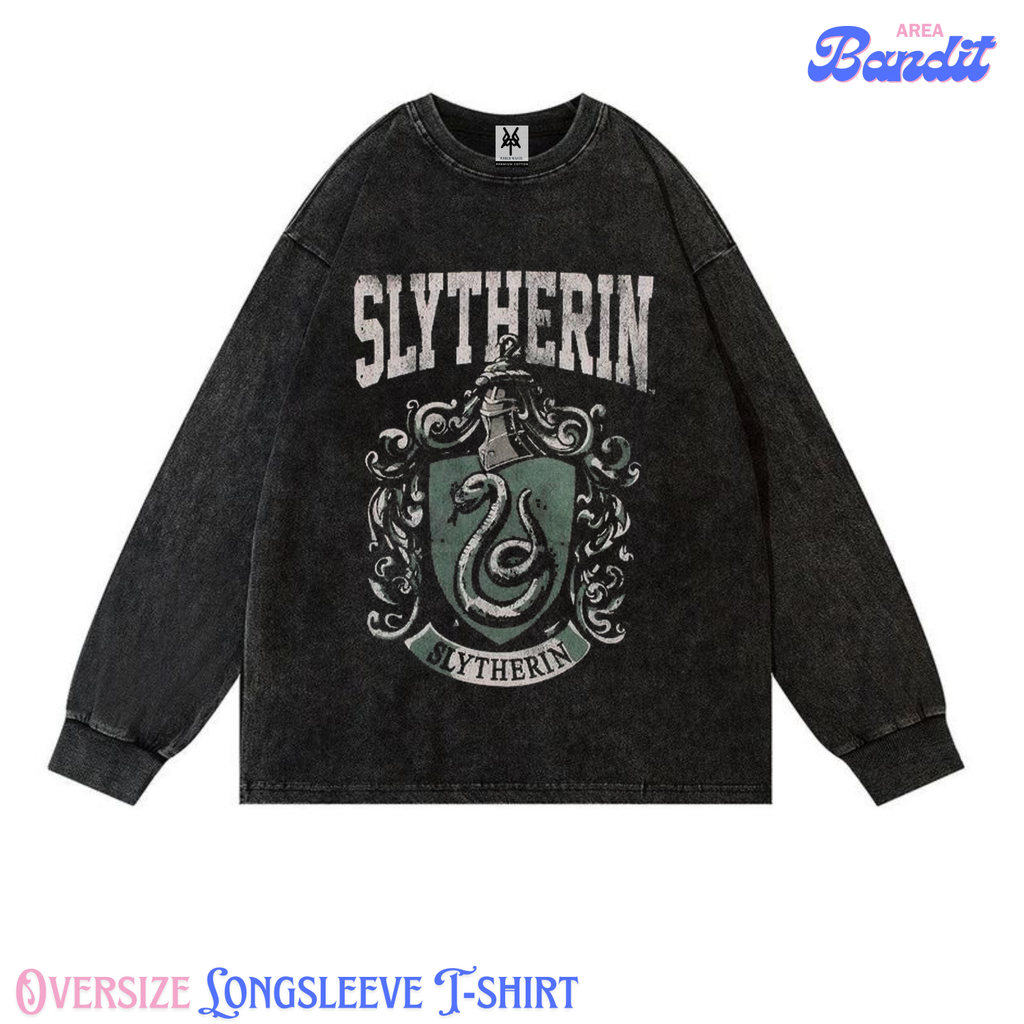 Bandit Area "slytherin volume 2" Oversize Longsleeve T-shirt Vintage tee