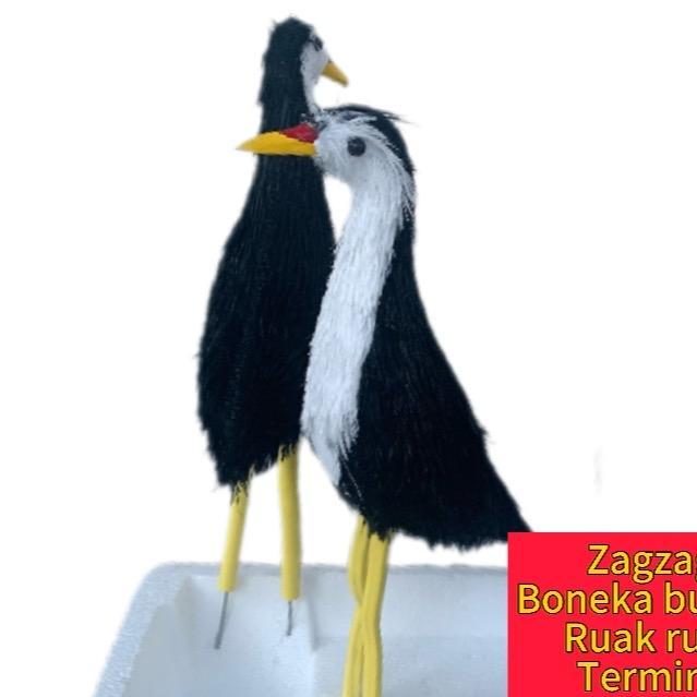 BONEKA REPLIKA BURUNG RUAKRUAK BULU JONTROT DECOY PEMIKAT JONTROT