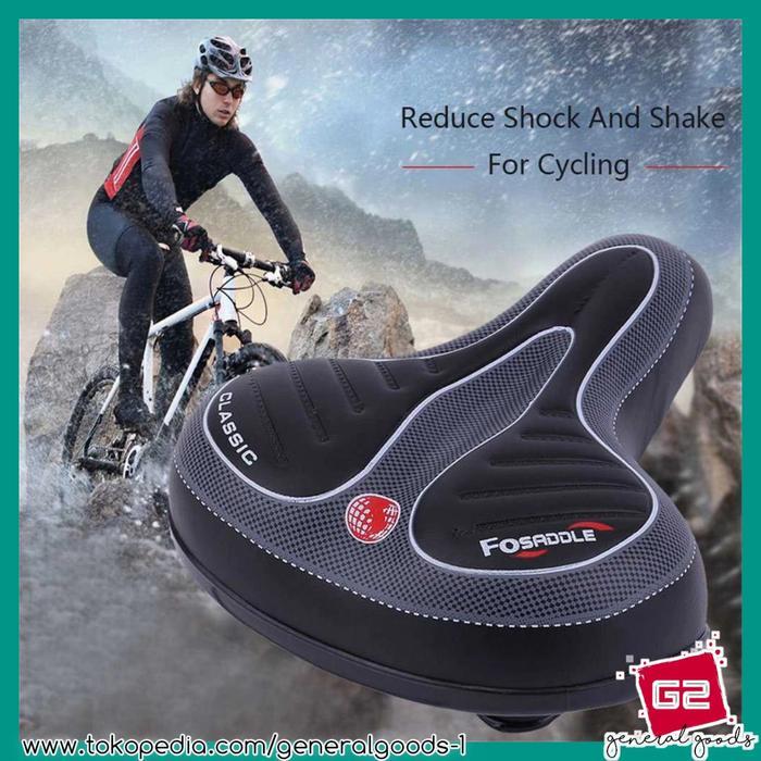 Sadel Jok Sepeda Lipat MTB Gunung Empuk Shock Absorption Bagus SX188