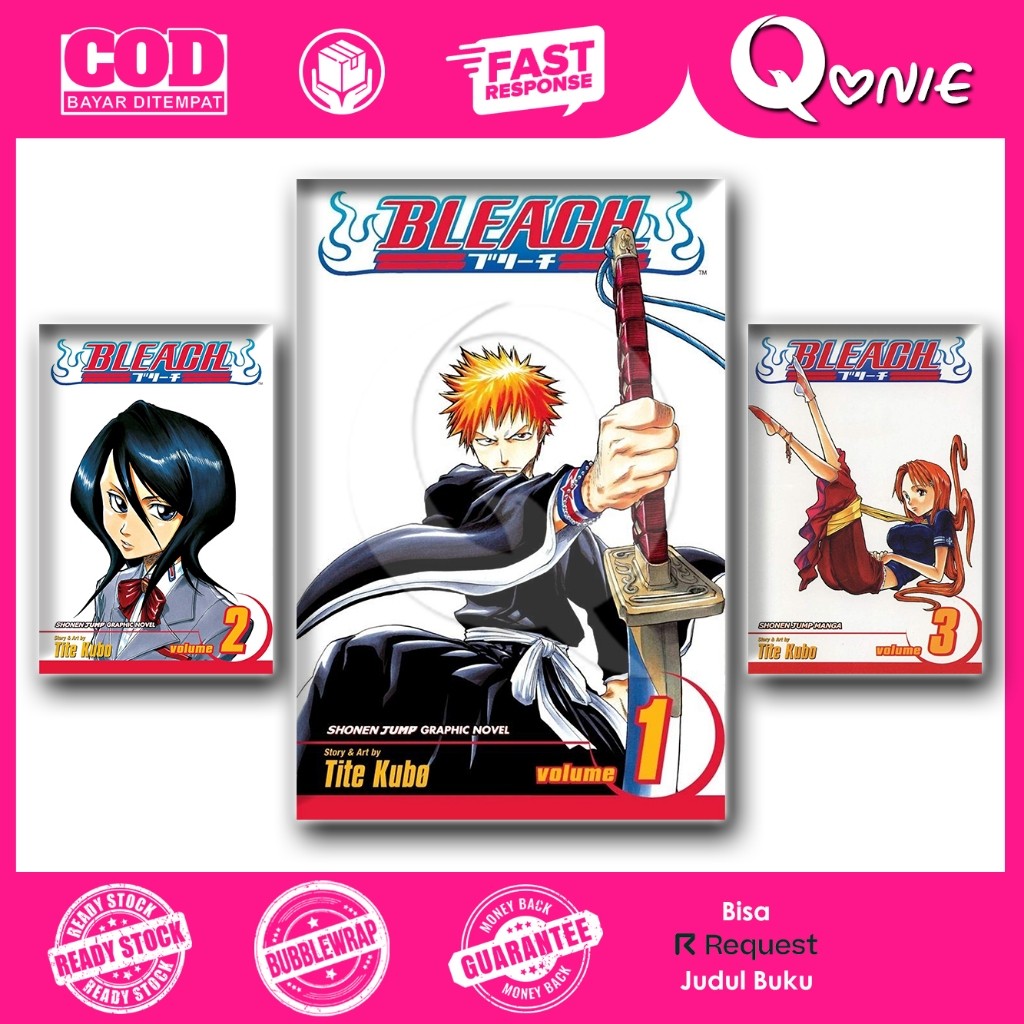 Komik manga Bleach Vol.1-74 (English)
