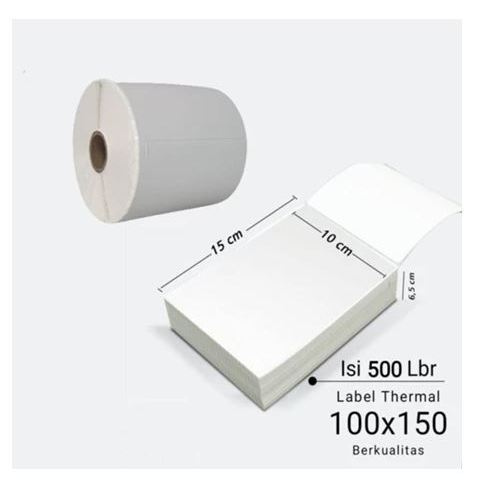 Kertas Thermal Resi 100x150 – Goldwin 500 Lbr Shopee J&T JNE Sicepat