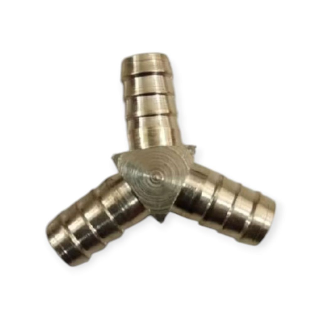 Jual Sambungan Selang Kompor Gas Kuningan Cabang Y Tiga Arah 3/8 Inci | Konektor T Gas Universal Ama
