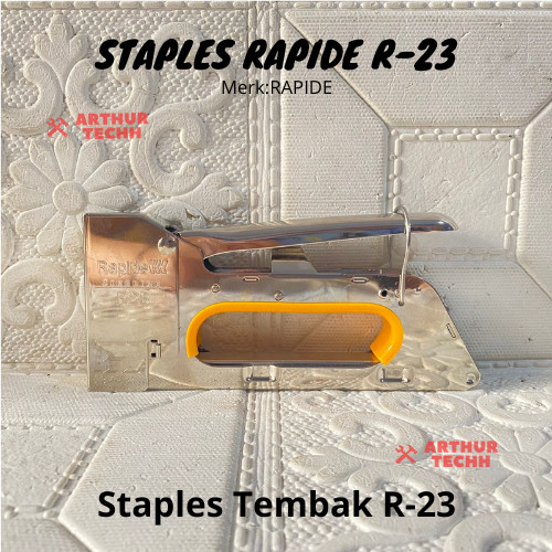 newRAPIDE Gun Tacker Staples Rapide R-23 | Staples Tembak Rapide  R-23 Original