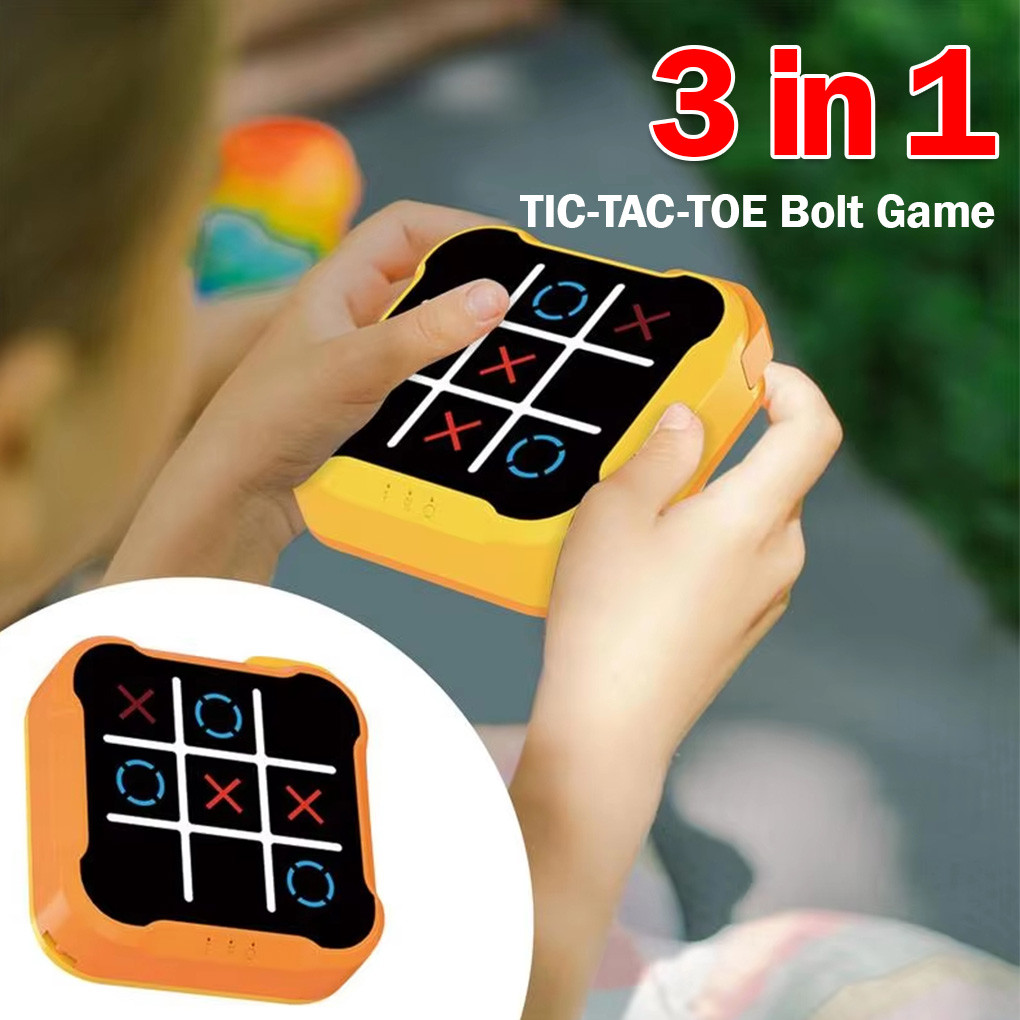 Giiker Super Tic Tac Toe Bolt Chess Puzzle Toys Mainan Asah Otak  Motorik Ketangkasan Portabel Elekt