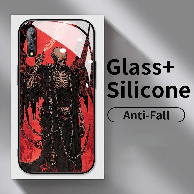 Kaca Glass Case vivo S1 X23 Pro S12 Prime S10e S16 S16e S17 S17t S18 T1 T1x T2 T3 U10 U3x U20 U3 X50