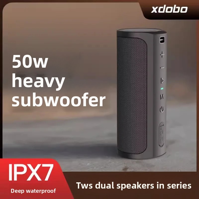 XDOBO Hero 1999 Portable Bluetooth Speaker High Quality Sound Waterproof 50W Wireless Bass Cannon Pl