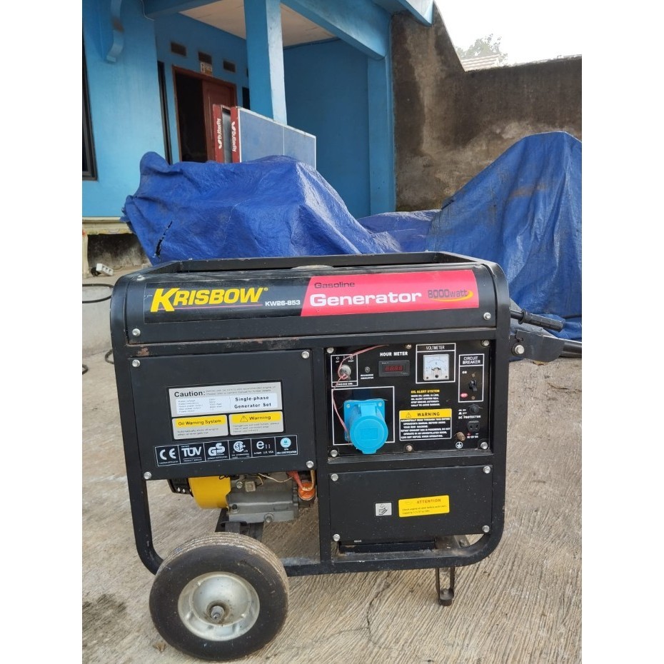 IRH Jual Genset Krisbow 8000watt Kondisi Super Gress Sumur Batu Jakarta