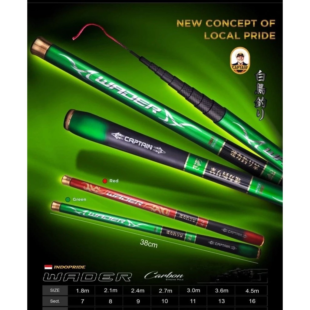 Joran Tegek CAPTAIN WADER | joran tegek 38cm