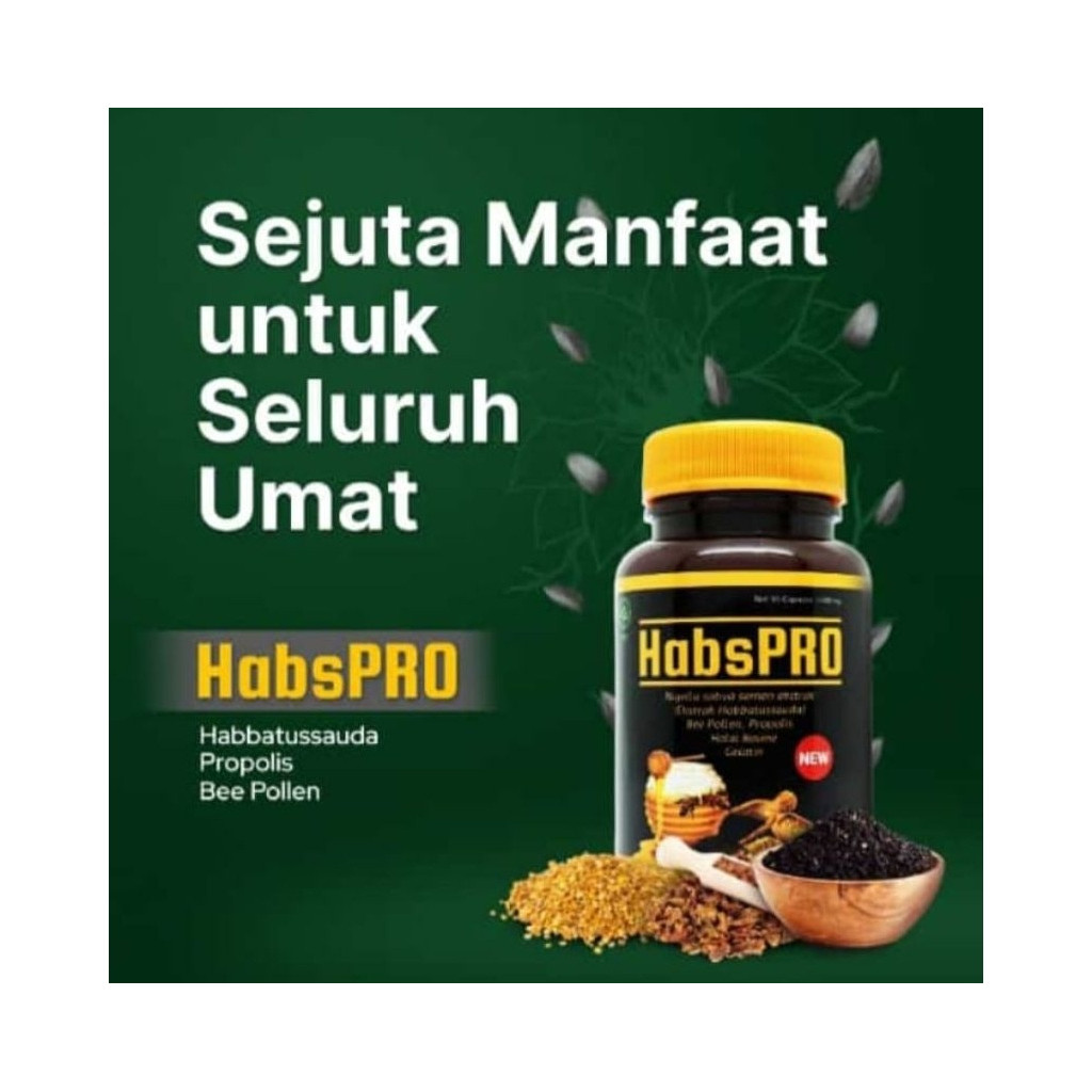 [HARGA PROMO] Habspro Habbatussauda Kapsul Original PT Best