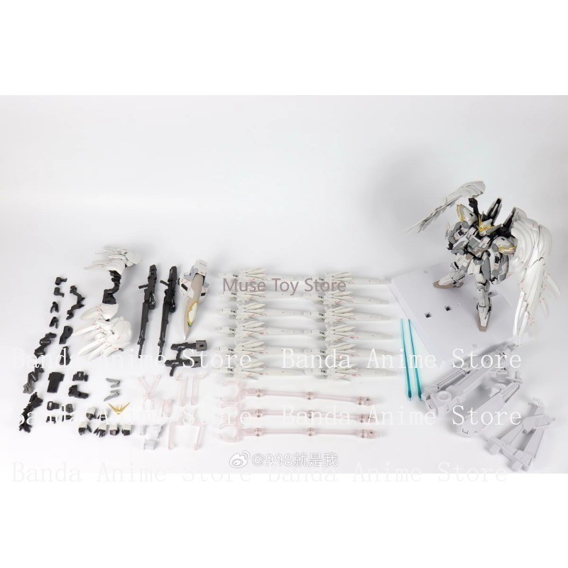 In Stock Daban 8827 MG 1/100 Snow White Prelude Fix Model Kit XXXG-00YSW Wings Assembly Action Figur