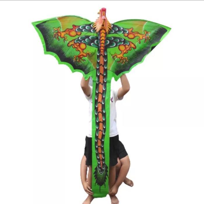 Layang Layang Naga Besar - Layangan Naga - Layangan Unik - Layangan 3Dimensi - Layangan Lipat - Laya