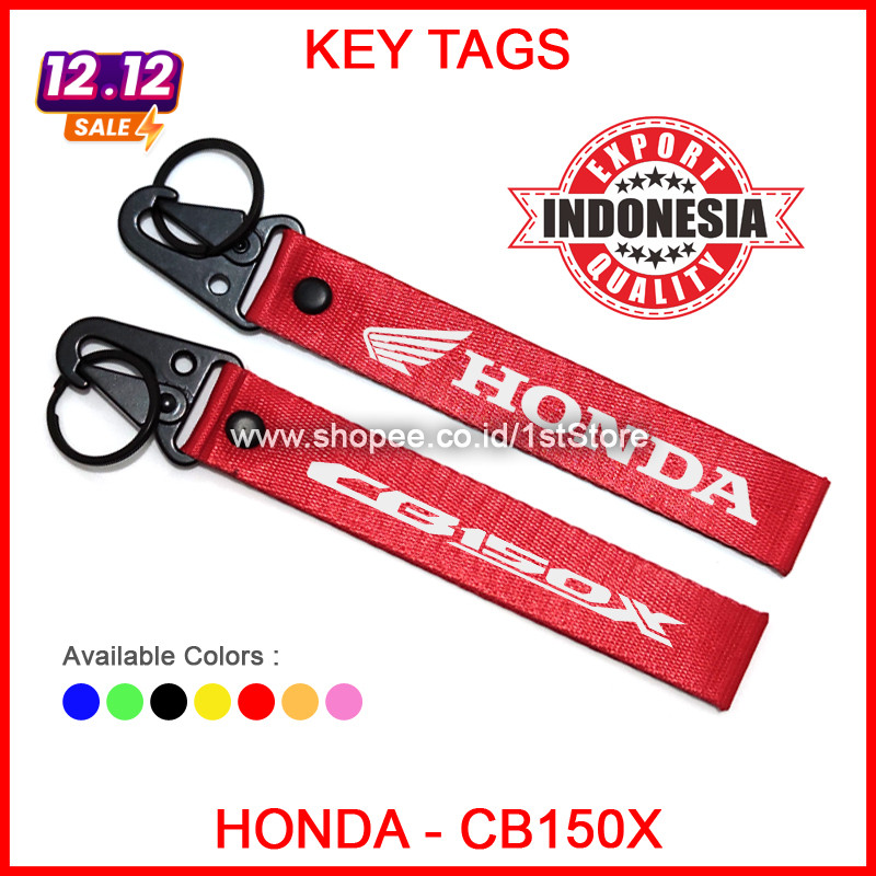 GANTUNGAN KUNCI HONDA CB150X PREMIUM KEYCHAIN LOGO SEPEDA MOTOR KEREN CB 150X 150 X KEY BAG TAG CHAI