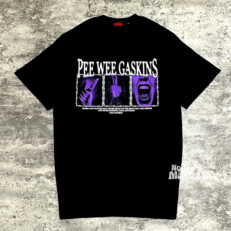 Pee Wee Gaskins - Menace Tshirt - Black | Original Merchandise