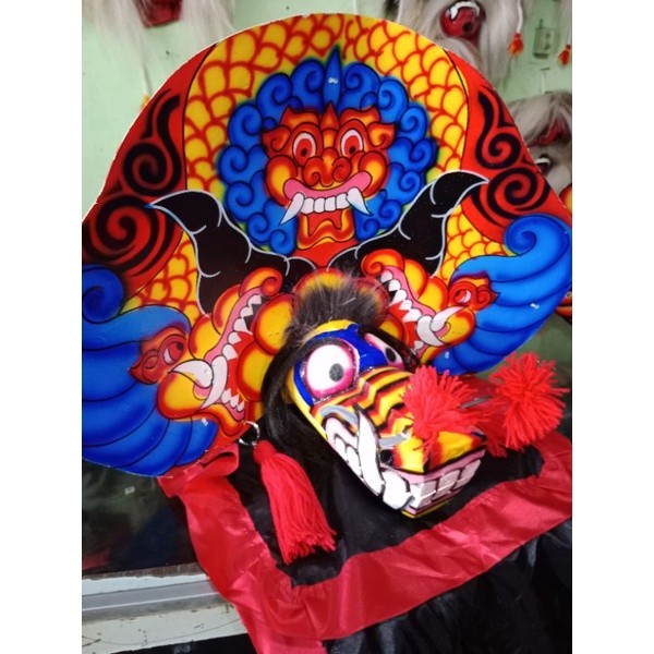 TERBAGUS Barongan kayu murah plus dipasang gondel dan klinting/Barongan anak murah, caplokan