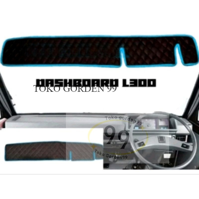 Alas Semi Kulit Sintetis Dashboard Mobil L300/Pelindung Dashboard Mitsubishi L300