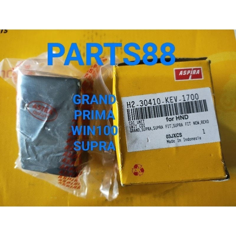 CUCI GUDANG CDI cdi unit ori aspira prima grand win100 supra revo100 fit new supra fit