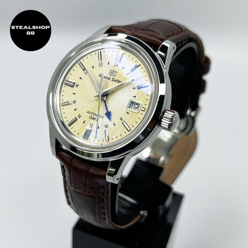 Seiko mod GS Cream NH34 GMT Automatic