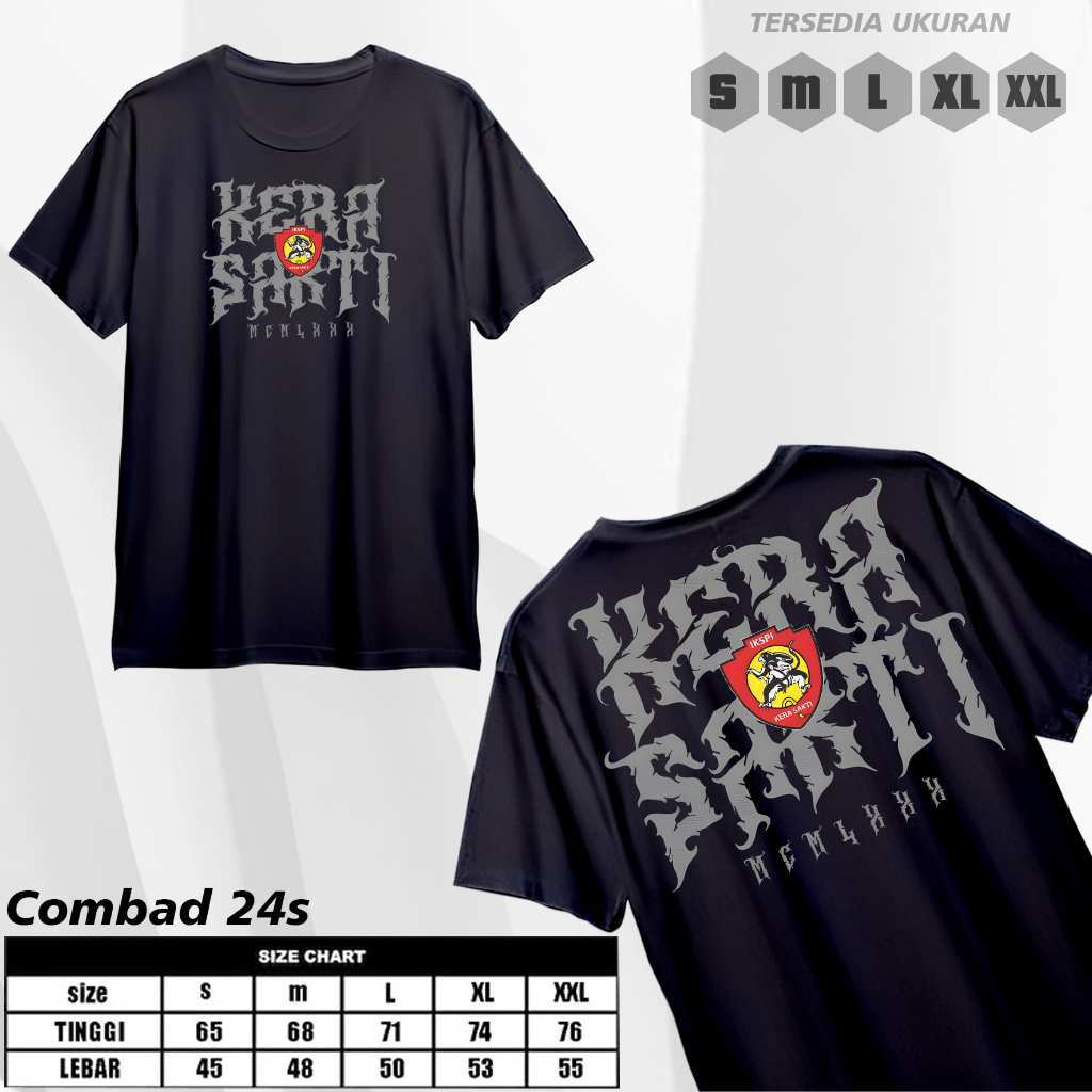 Kaos IKSPI "Kesa Sakti Metal" - IKSPI Fighter Pendekar Silat REFLEKTIF / Kaos Pasker Kera Sakti / Pe