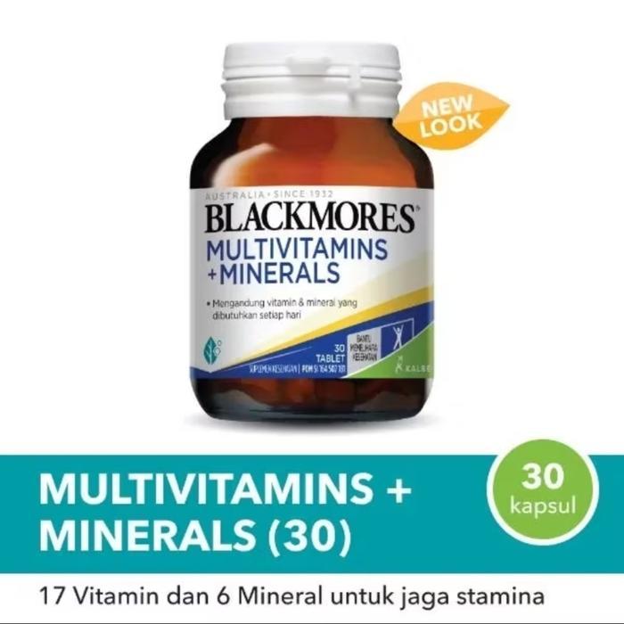 Blackmores Multivitamin + Minerals isi 30 Tablet / Blackmores