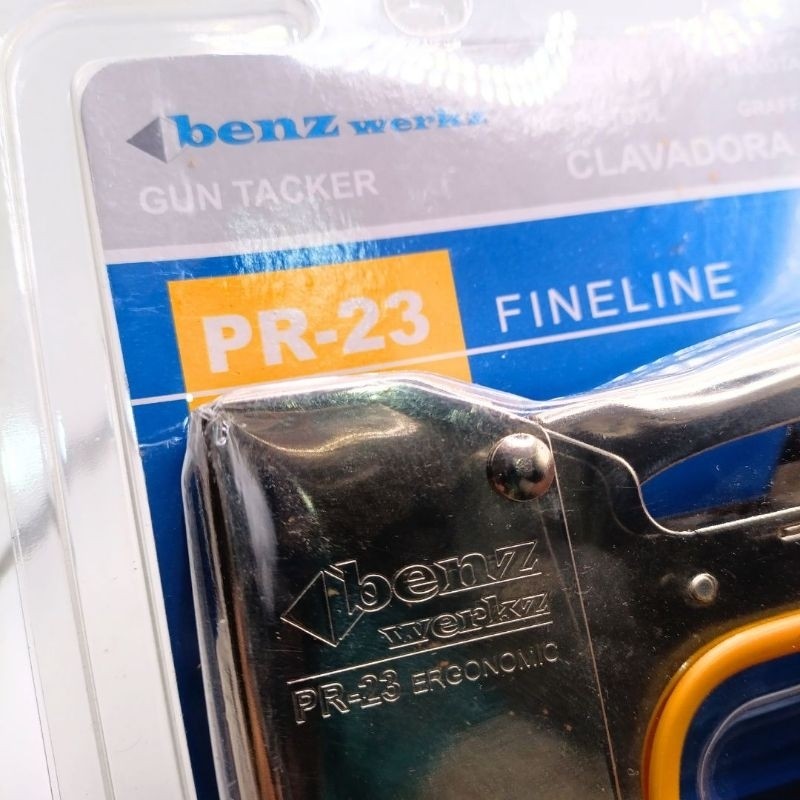 newBENZ WERKZ Staple Stapler Gun Tacker PR23 R23 - Alat Staples Hekter Gun Tembak Manual Murah (untu