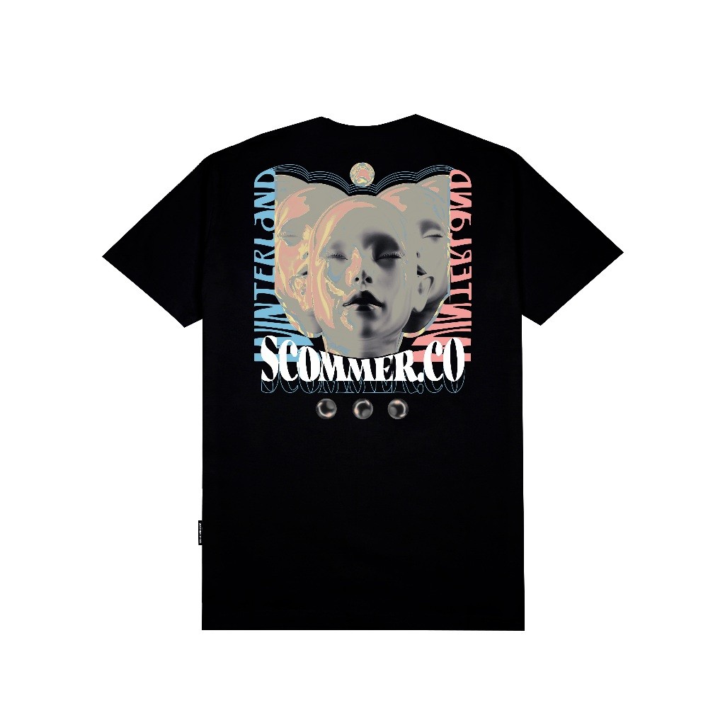(COD) Scommer Winterland T-shirt Black