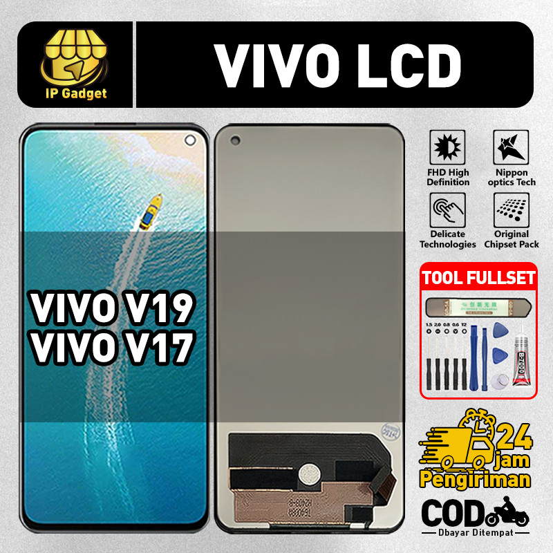 ORIGINAL LCD Vivo V19 LCD Vivo V17 Fullset ORI HP Asli Touchscreen Layar Sentuh HP COD