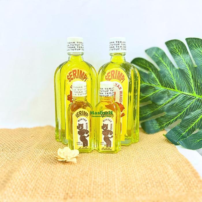 Minyak Wangi Serimpi Untuk MAYAT/JENAZAH 93ml Kemasan Kaca 1 LUSIN