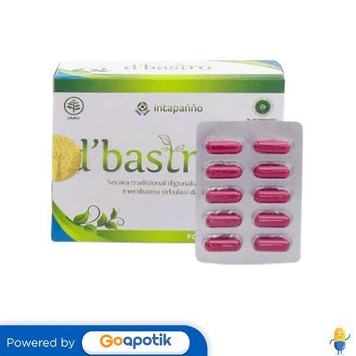 D'Bastro Box Isi 20 Kapsul