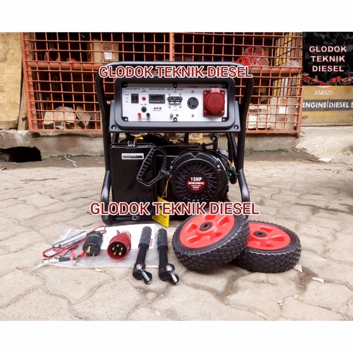 IRH SHIN MEIHO GENSET BENSIN 7000 Watt GASOLINE GENERATOR CR 9900E 3 Phase