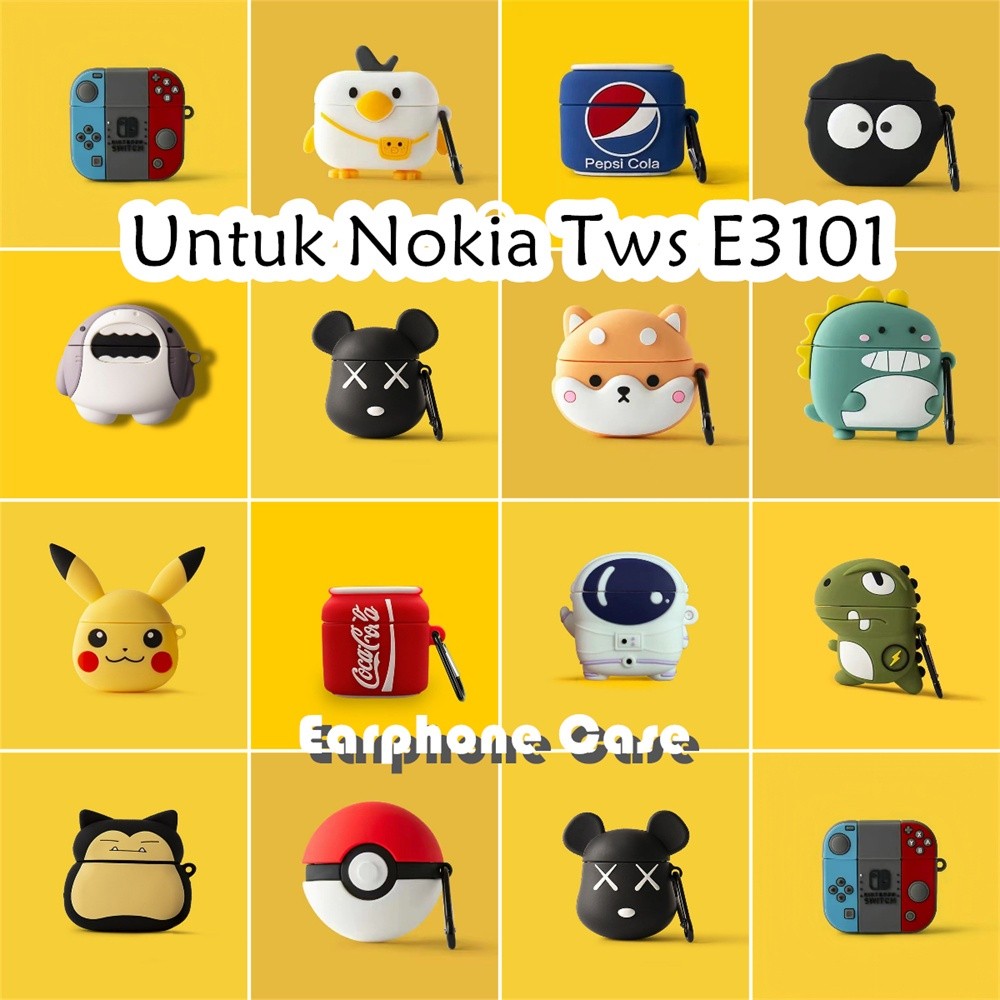 Inovasi Untuk Nokia Tws E3101 Core Case Soft Silikon Earphone Case Kreatif New