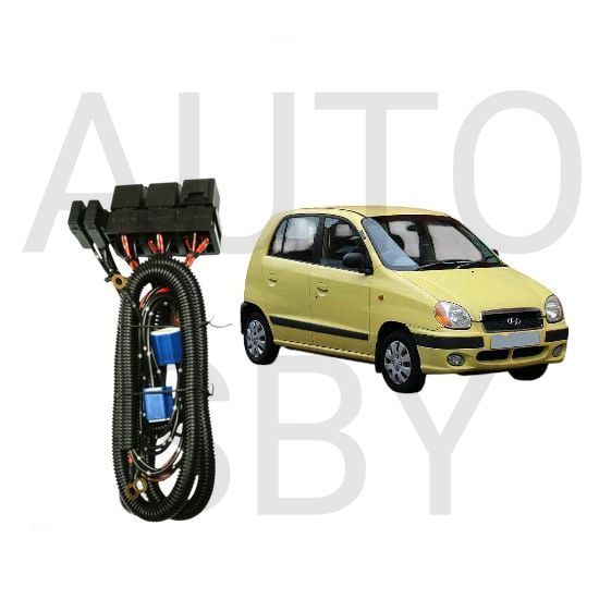 AS Relay Set Lampu Utama LED H4  Mobil Hyundai Atoz