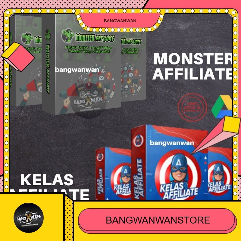 ECourse MONSTER AFFILIATE & KELAS AFFILIATE - TERMURAH