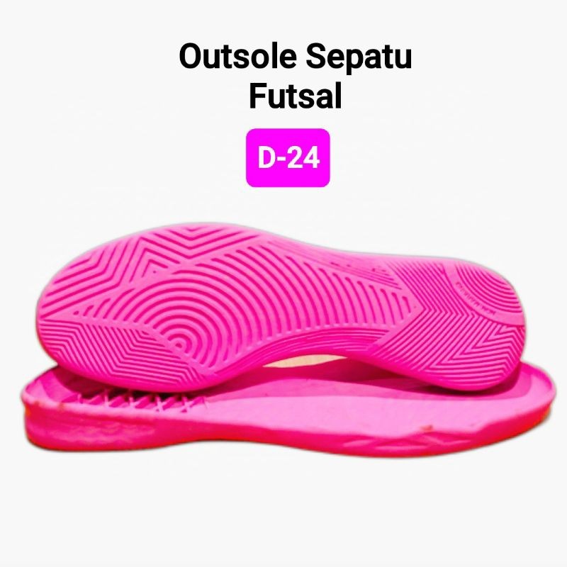 TERLARIS D-24 PROMO Outsole Sepatu FUTSAL (bahan : Rubber/Karet Mentah GUM) nb-22