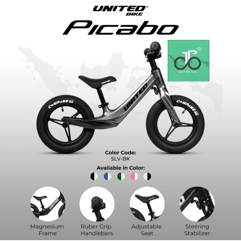Sepeda Push Bike United PICABO NEW Magnesium