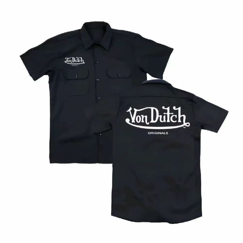 ad astra kemeja PDH workshit pria wanita logo vonDutch hitam distro bandungcod