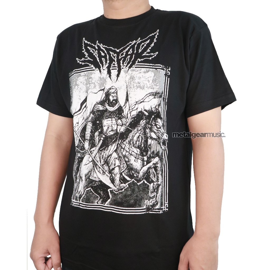 Original  Saffar - Katafrak Black Tshirt Kaos Pria