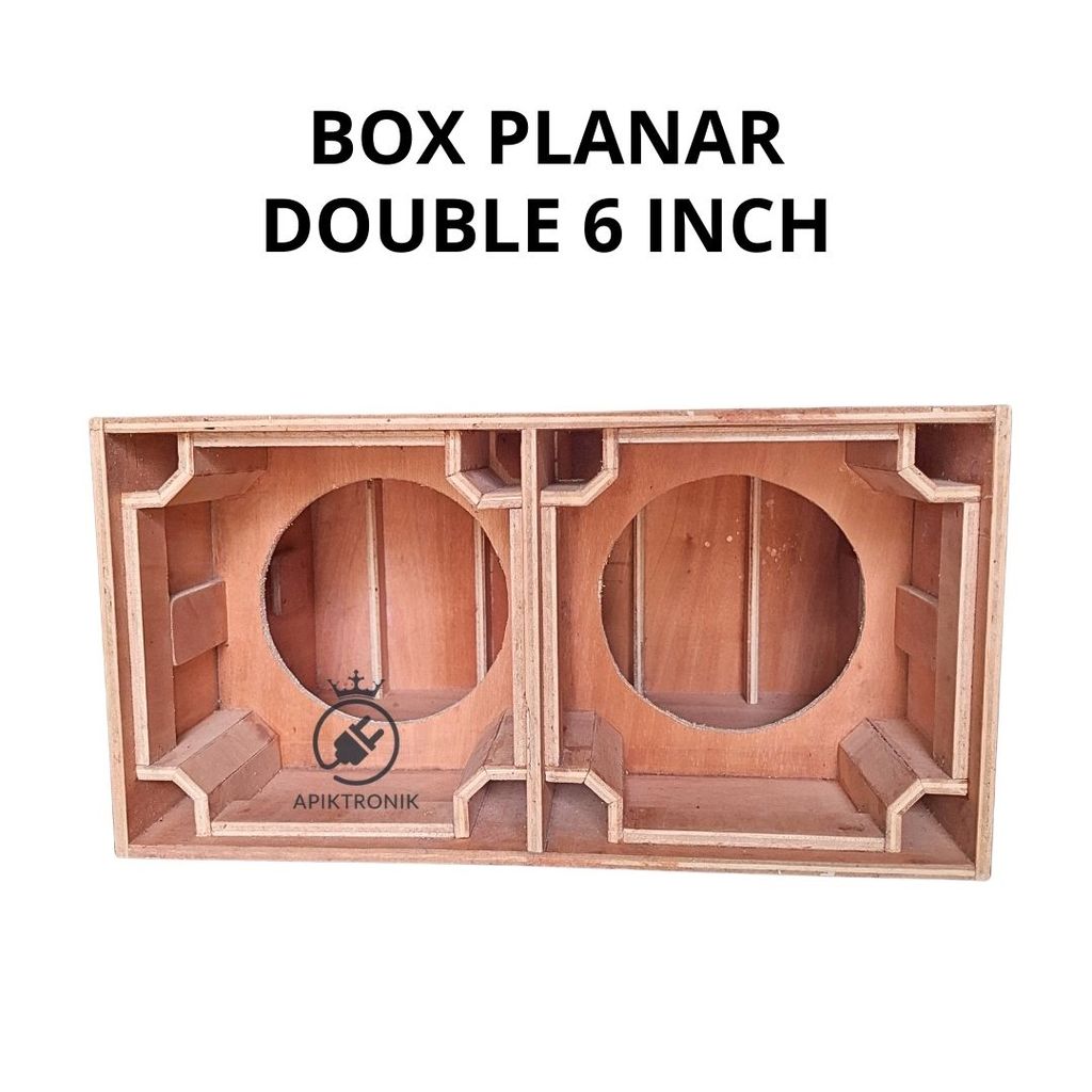 Box Speaker 6 Inch Planar Double dengan Kejernihan Tinggi untuk Audio Akustik & Vokal