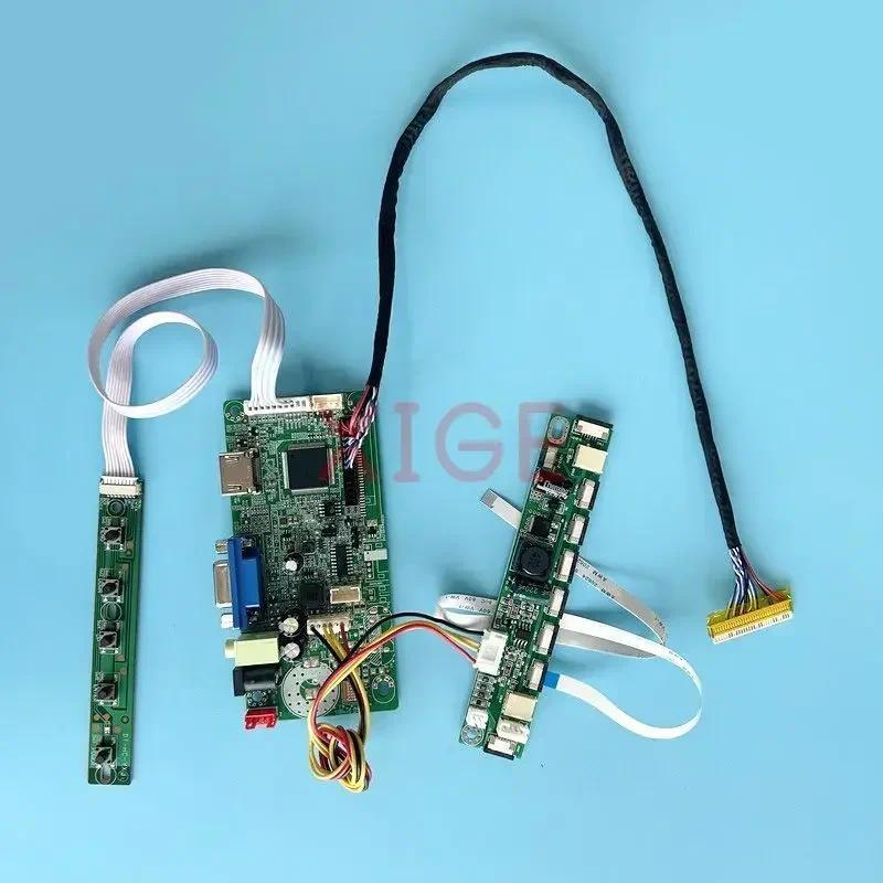 LCD splay Controller Driver Board Fit MT185GW01 M185XW01 18.5" VGA Screen HDMI-Compatible Speaker Y 