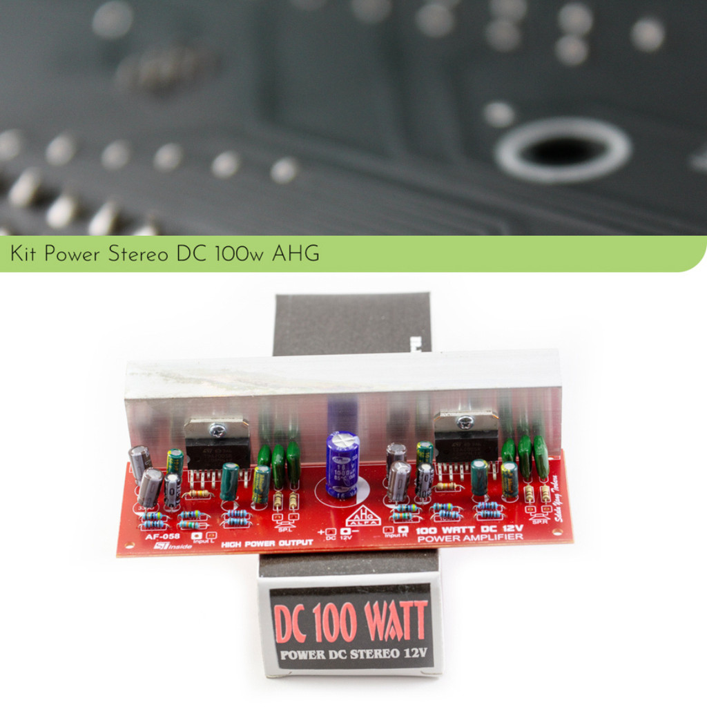 Kit Rakitan Power Stereo 100w 100 watt DC 12v IC TDA 2004 / 2005 by AHG Alfa