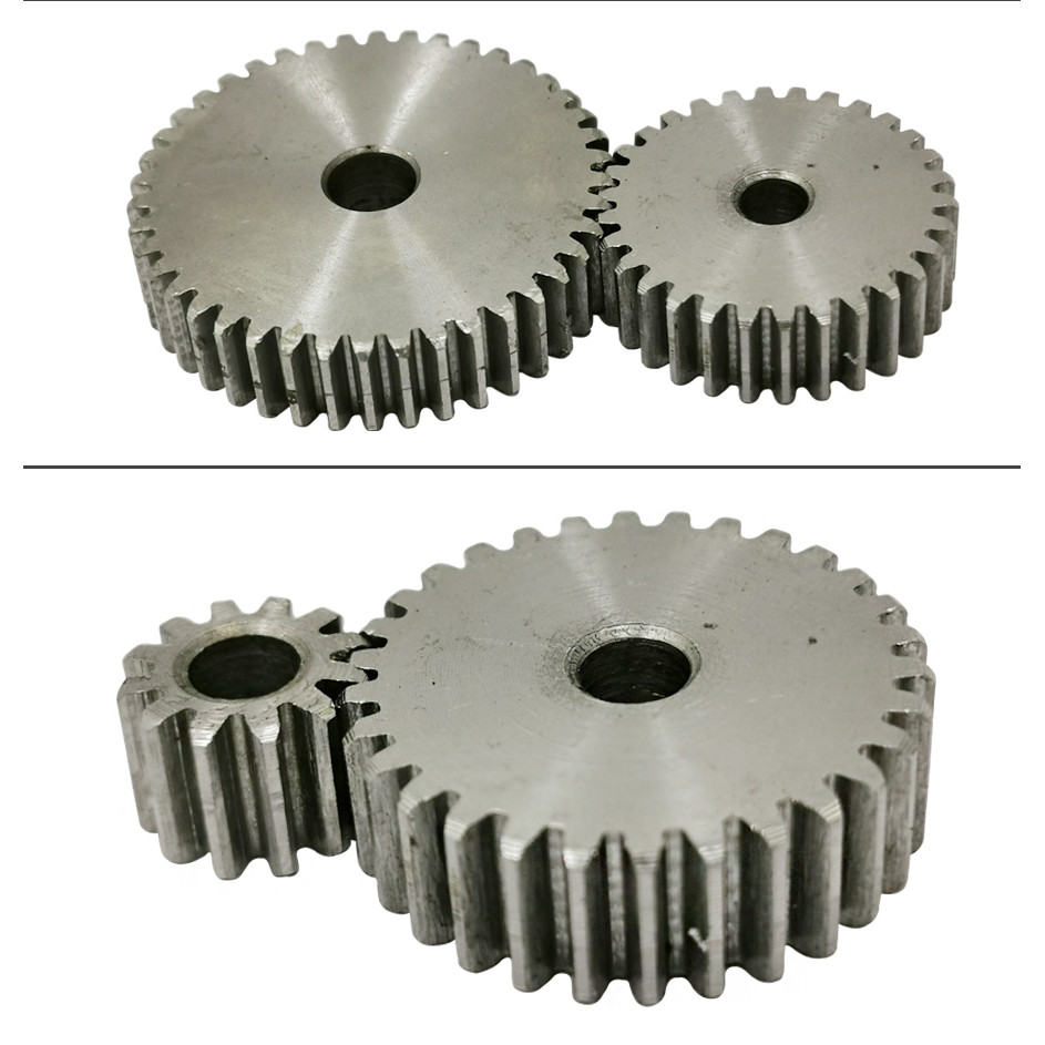1 Piece spur Gear 1M115116120125130140150T rough Hole 1012mm gear wheel 45#carbon steel Material mot