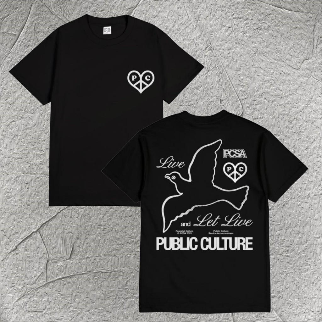 COD  Public Culture - Living Tee - Black Fashion T-Shirt