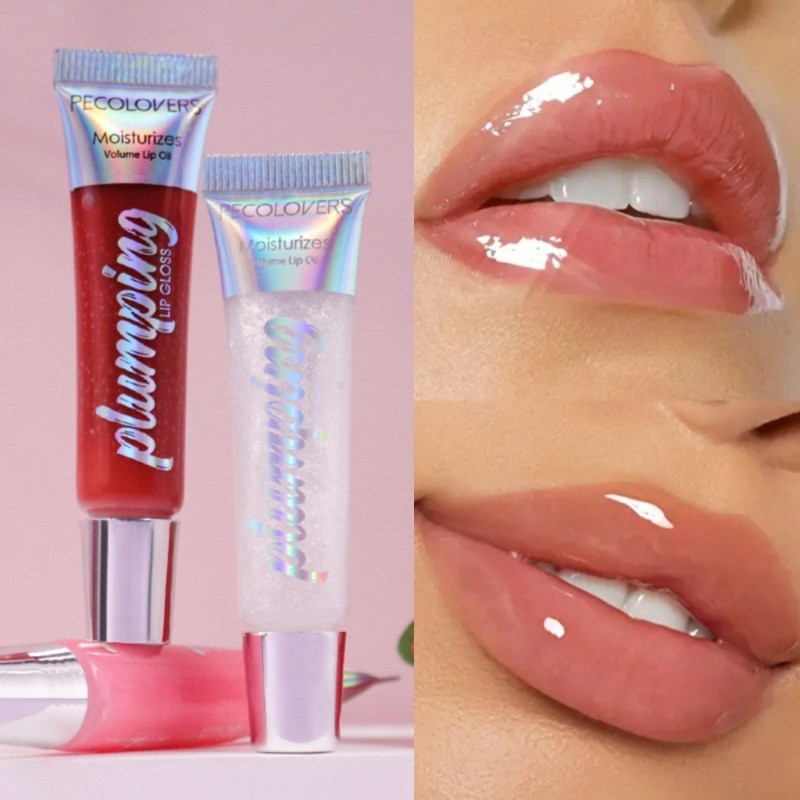 Lip Gloss, Lip Gloss Pelembap Alami Multiwarna, Lip Gloss Pelembap, Pelembap Bibir, Lip Gloss Bening