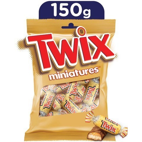 Coklat TWIX Miniatures 150gram asal Eropa