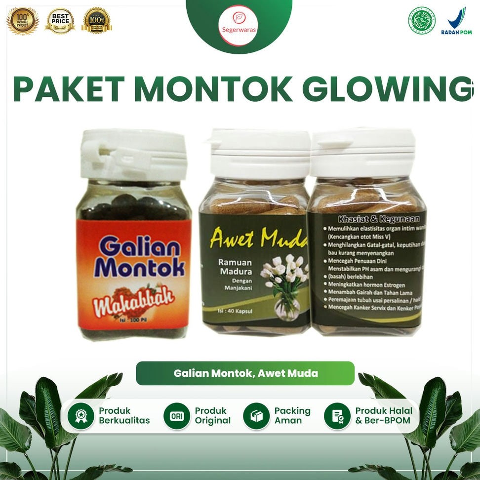 PAKET BODY & BEAUTY GOALS | Jamu Raddin Galian Singset / Galian Montok  & Awet Muda| Pelangsing/Peng