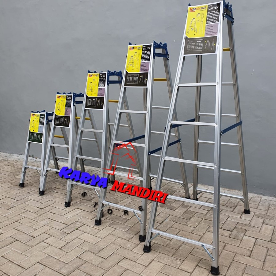 Tangga Lipat Aluminium - Ukuran 2M