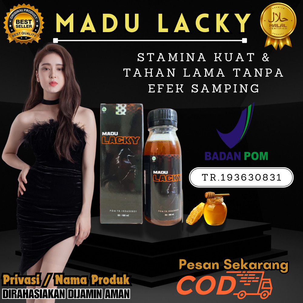 MADU LACKY PENAMBAH STAMINA PRIA TAHAN LAMA ampuh permanen MADU LACKY BPOM MADU PRIA DEWASA