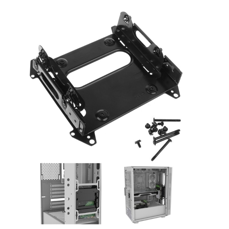 3.5 In Multi-layer Hard Drive Bracket Galvanized Sheet Bracket assis HDD Expansion Rack Multi-layer 