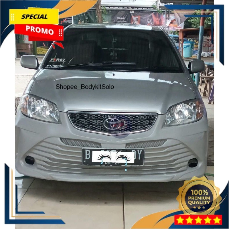 (Ready Stok) bumper vios gen 1 model facelift thailand bahan frp1