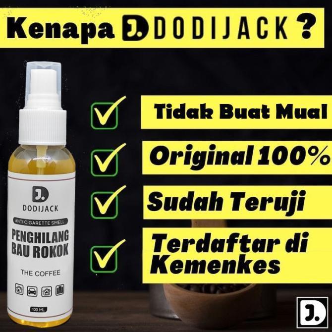 DodiJack Parfum Anti Bau Rokok| Parfum Penghilang Bau Rokok 100ml Ori