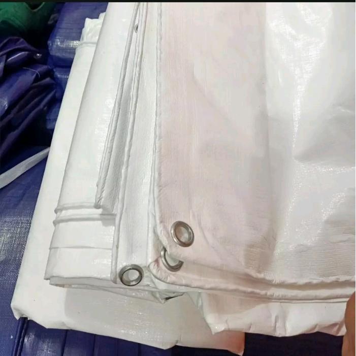 PROMO  terpal putih terpal tenda putih  terpal putih 4x3 meter